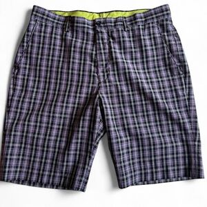 Louis Raphael Golf Shorts - Size 34 - Plaid Perfection